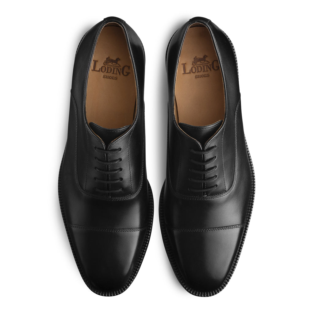 Chaussures de ville noir pour homme. Semelle gomme ultra-légère. 