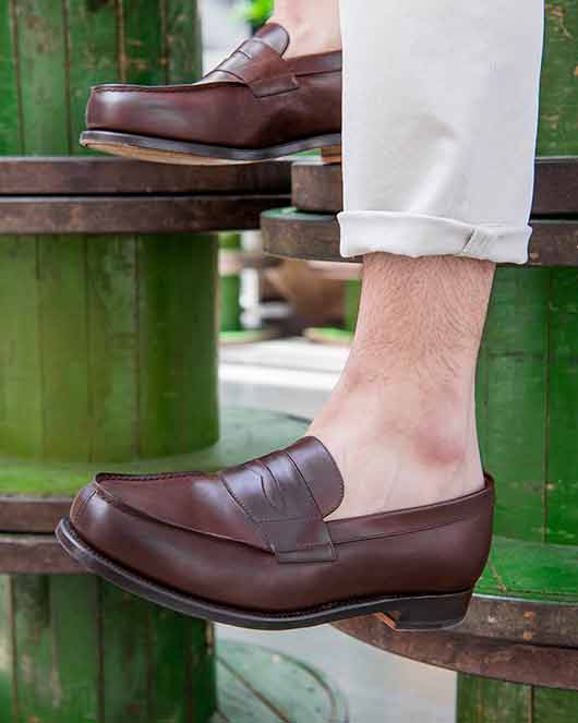 Mocassin College ou Penny Loafer pour homme