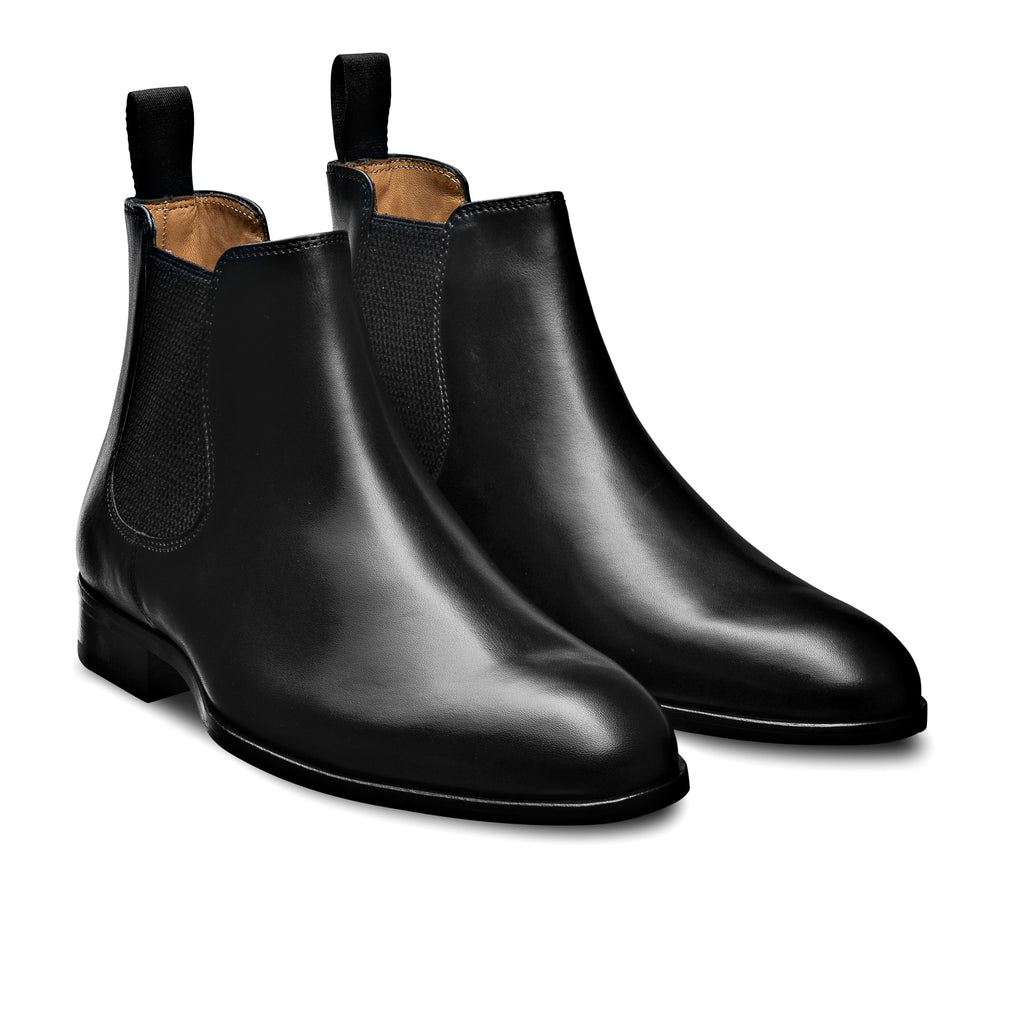 Bottines Chelsea pour Homme en Daim : l'Homme Pressé noir caviar - Paire &  Fils