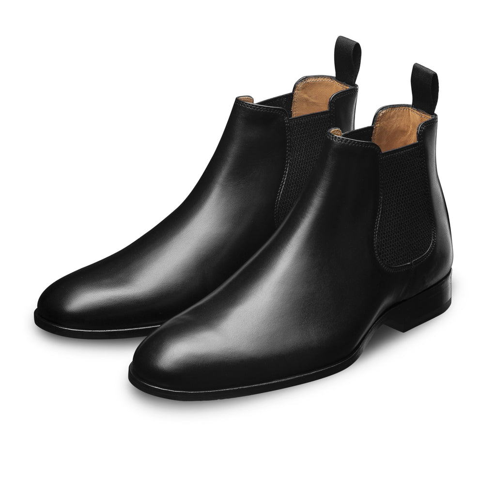 Bottines Chelsea noir pour homme, swatche