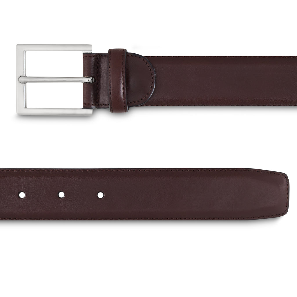 ceinture marron cuir lisse de la marque Loding