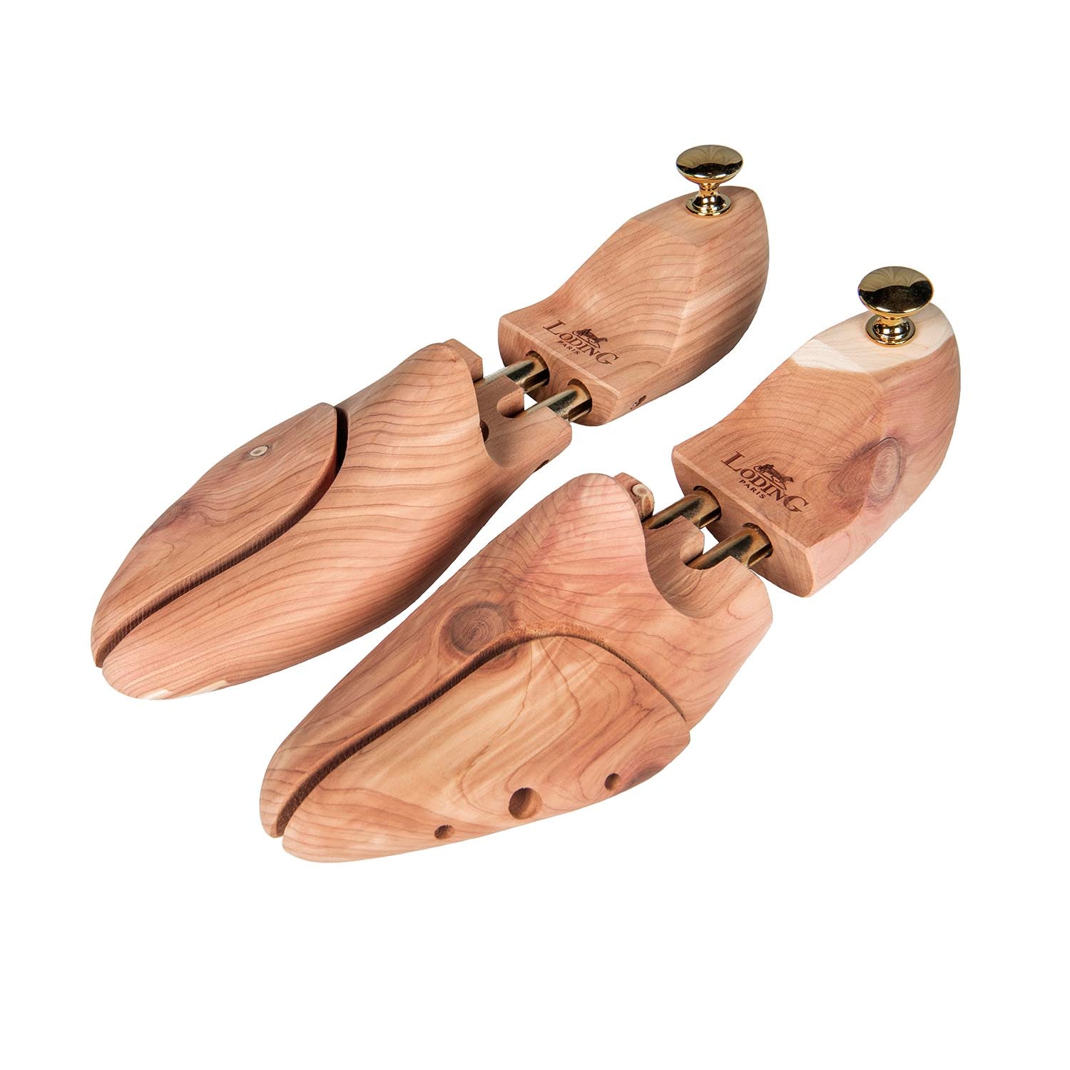 Embauchoirs en bois brut de cèdre rouge pour chaussures de ville - LodinG