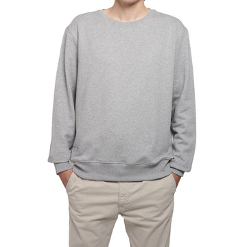 swatche, Sweat-shirt gris col rond 100 % coton