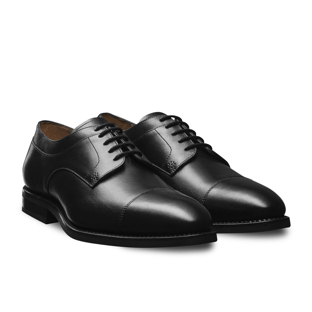 Derby noir, chaussure homme en cuir Loding 