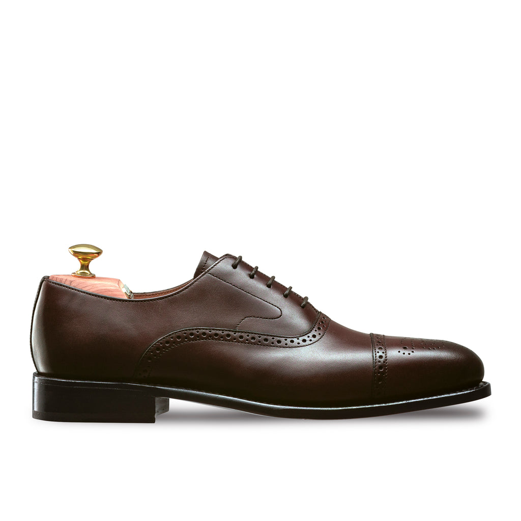 Richelieu marron cuir de la marque Loding 