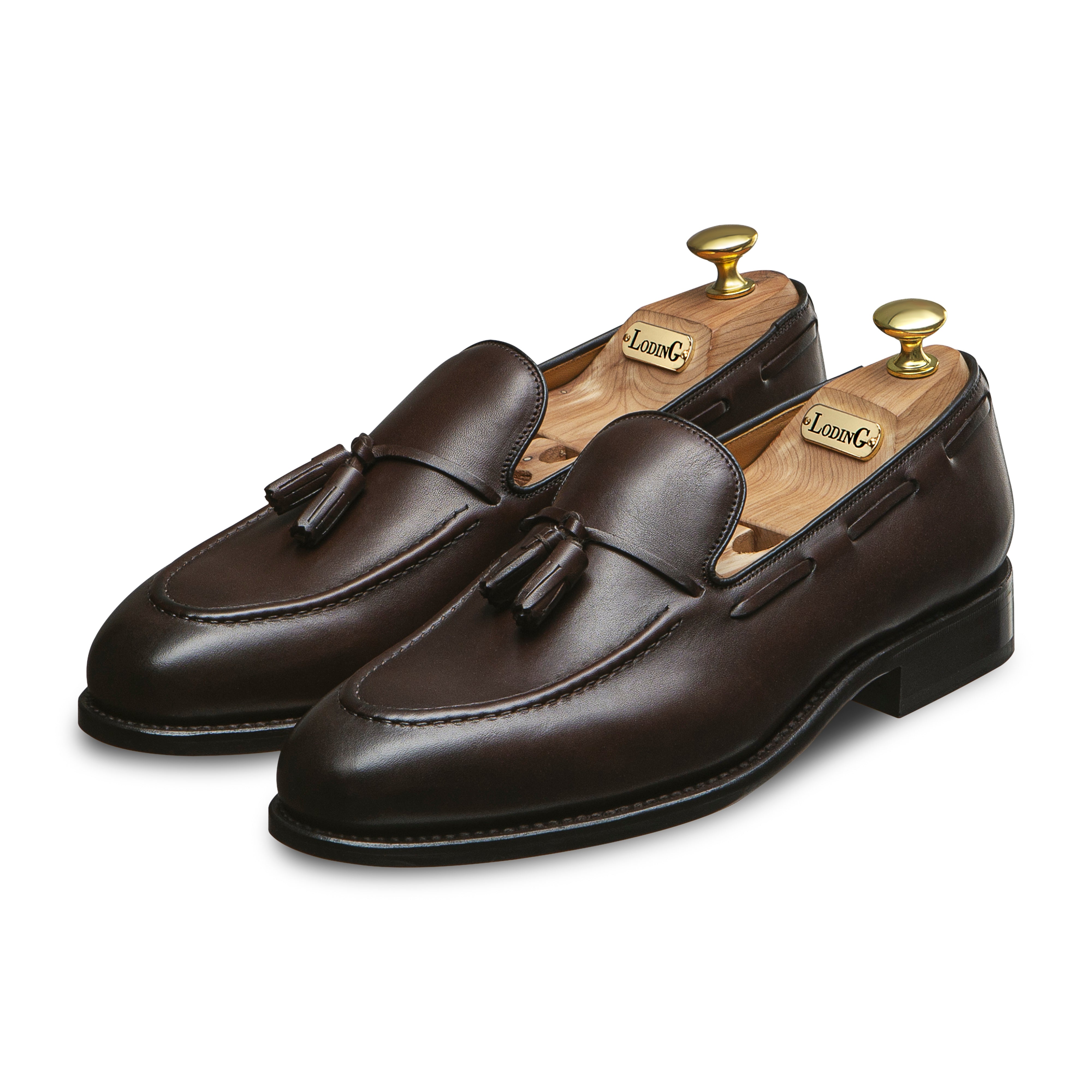 NEW unworn Loding brown tassell loafers 40.5 | Styleforum