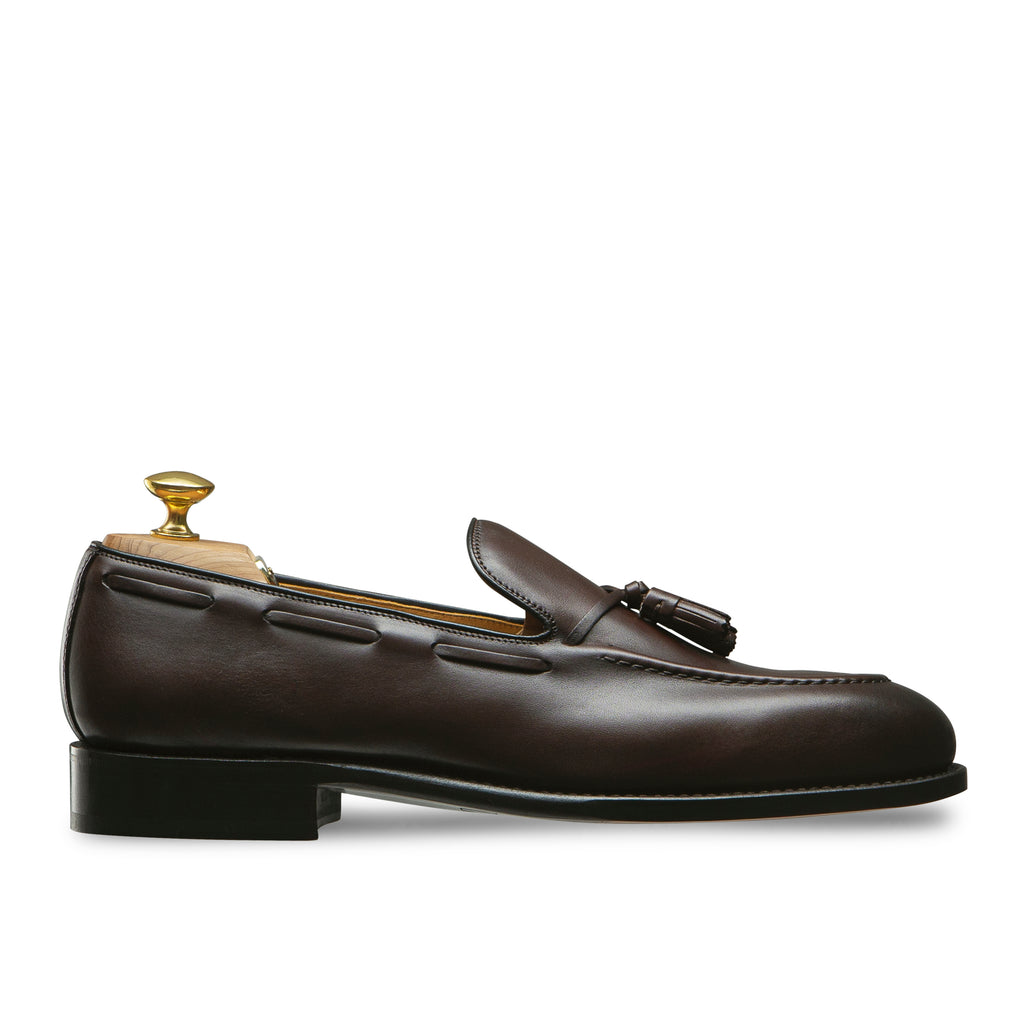 Mocassin à pampilles marron pour homme