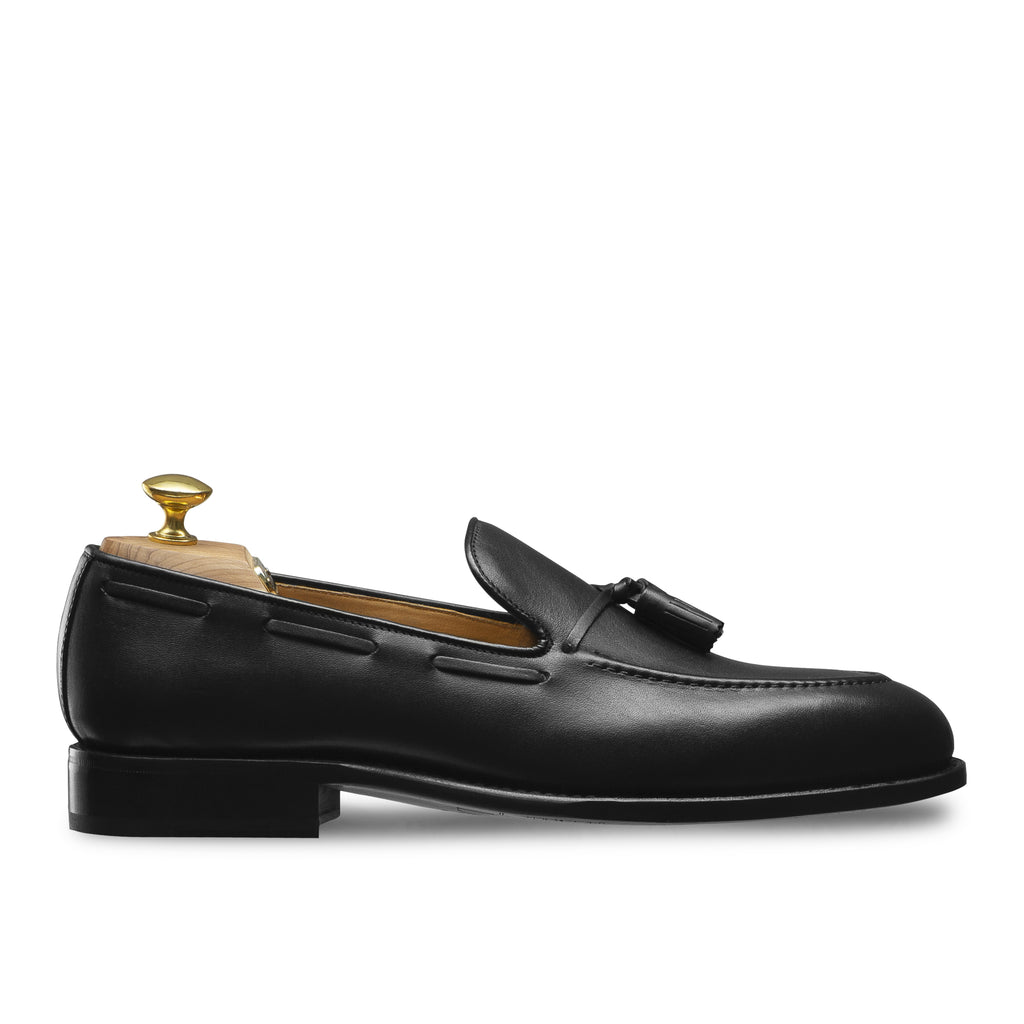 Mocassin noir à pampilles pour homme 1463 Allan