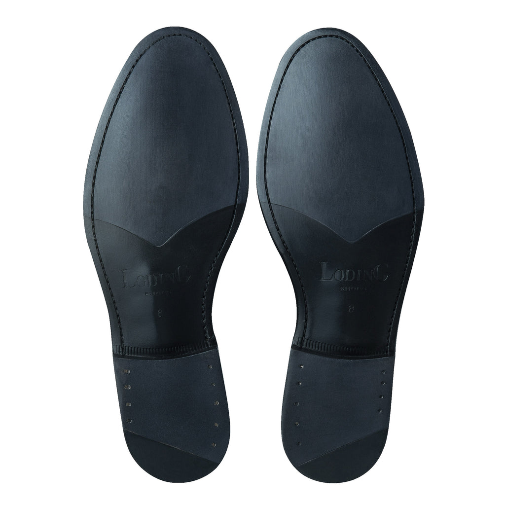 Mocassins noirs à pampilles pour homme- mocassins haut de gamme habillés