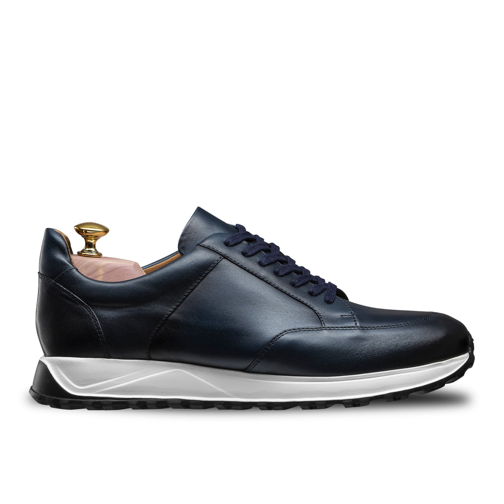 Sneakers patinés bleus pour homme