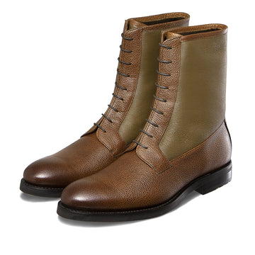 swatche, Bottines fourrées cuir grainé pour l'hiver. Cousu Goodyear loding homme