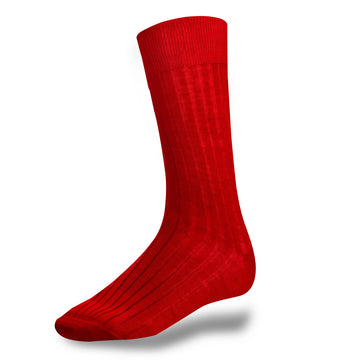 swatche, Loding  chaussettes rouges en coton fil d'Ecosse pour homme chic 