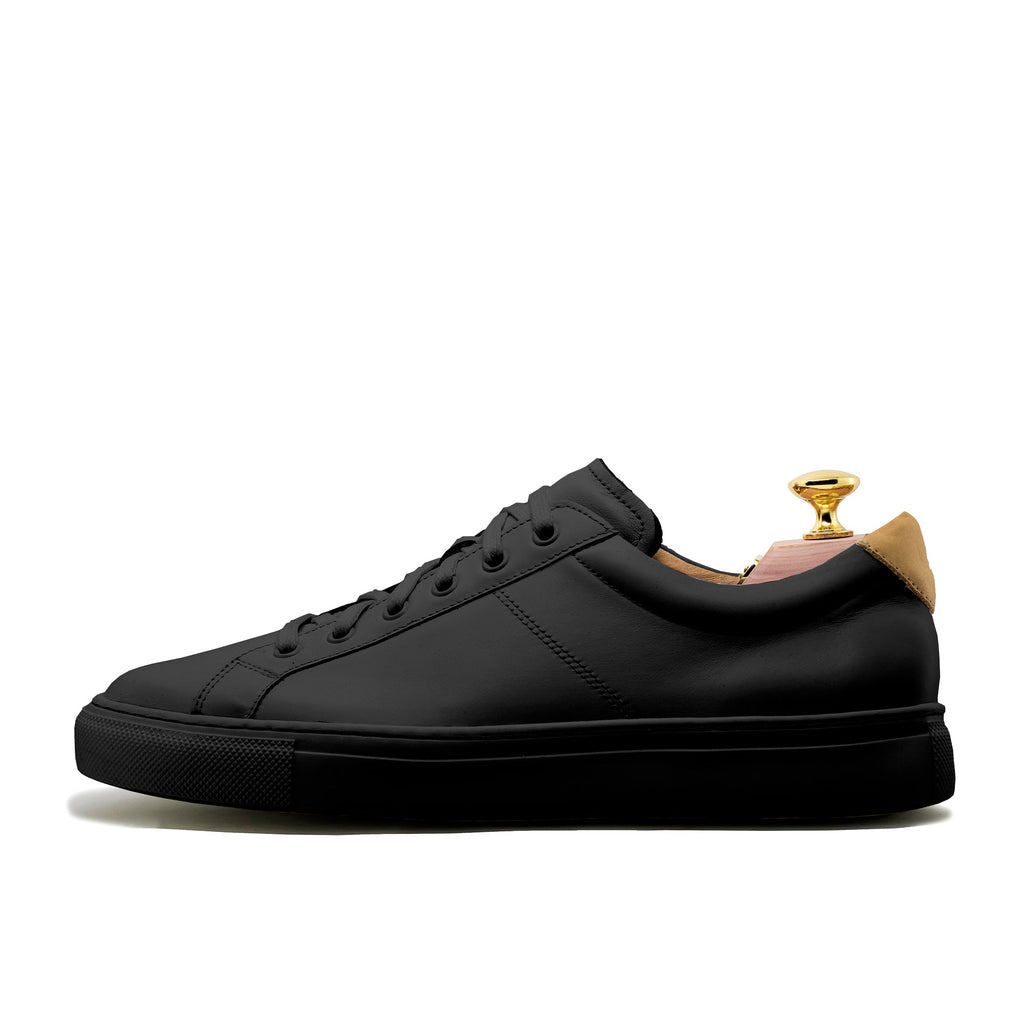 Basket et sneakers pour homme en cuir noir Loding 