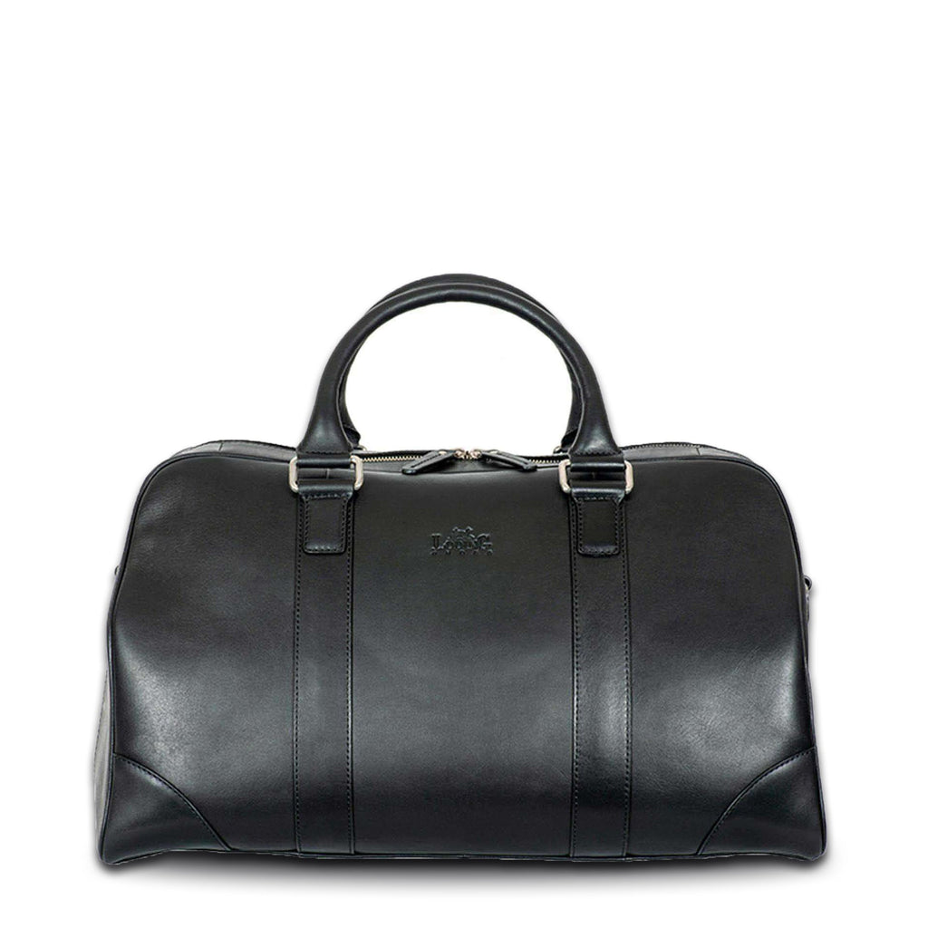 swatche, Loding Sac week-end de voyage en cuir noir