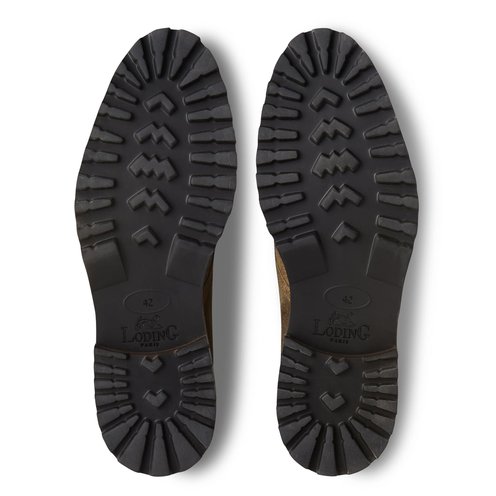 Bottines chaussure Desert Boots en veau velours Loding
