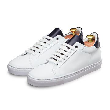 swatche, Sneaker en cuir pour homme, couleur blanche, Loding, 