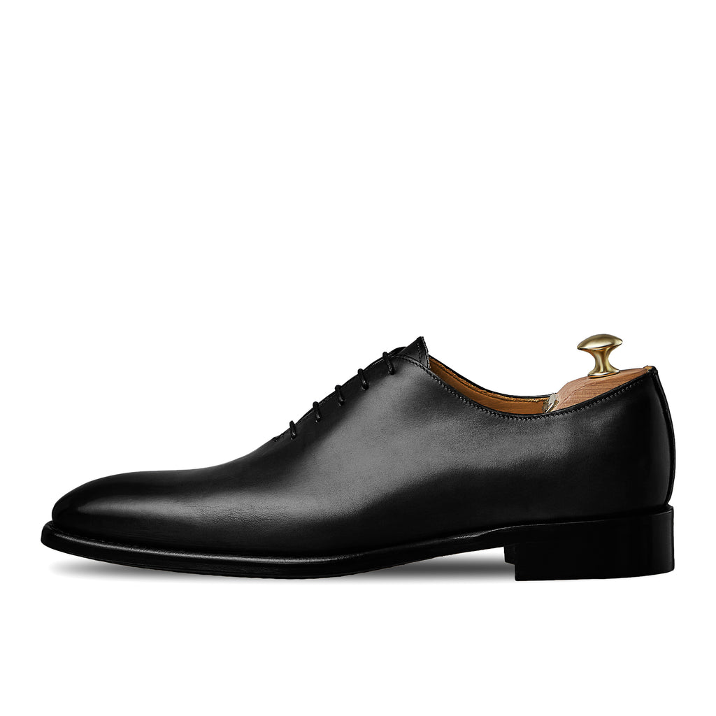 Chaussure de ville en cuir noir pour homme Loding