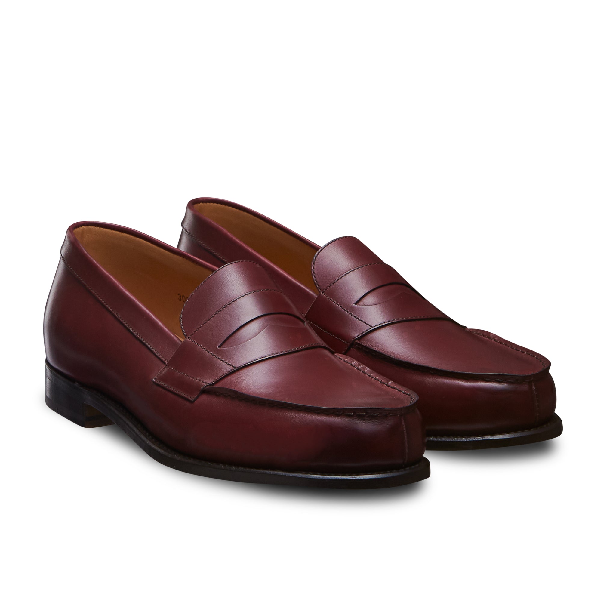 靴 GENTIQUE PENNY LOAFER BORDEAUX Penny loafer bordeaux – British Passport