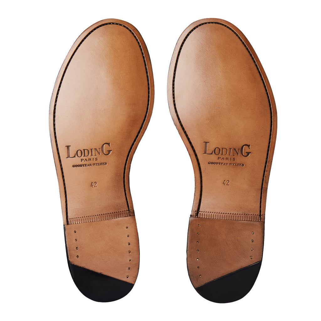 Mocassin monté en cousu Goodyear de chez Loding 