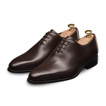 swatche, Chaussures homme richelieu Loding marron en cuir 