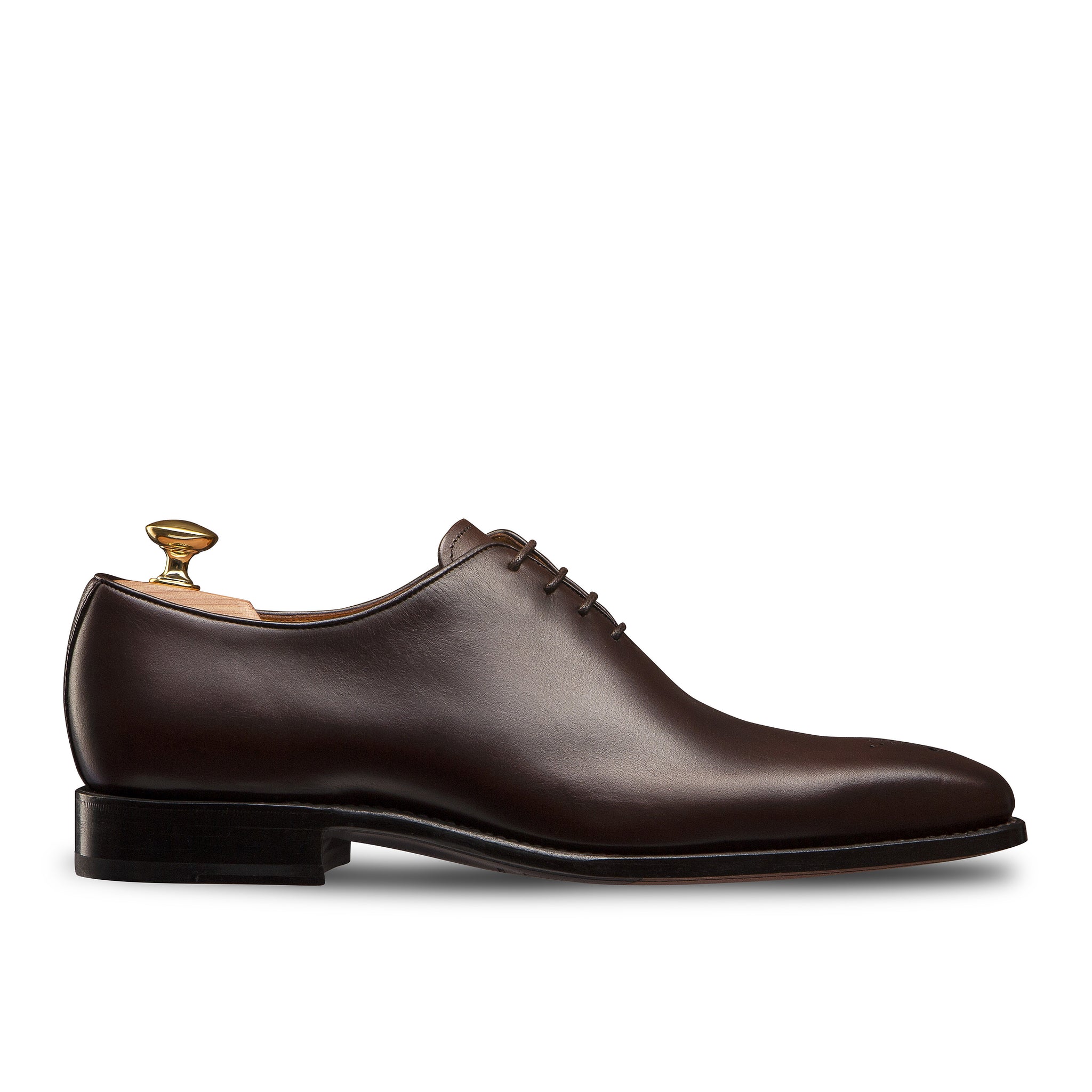 Chaussure richelieu one-cut marron pour homme en cousu Goodyear 