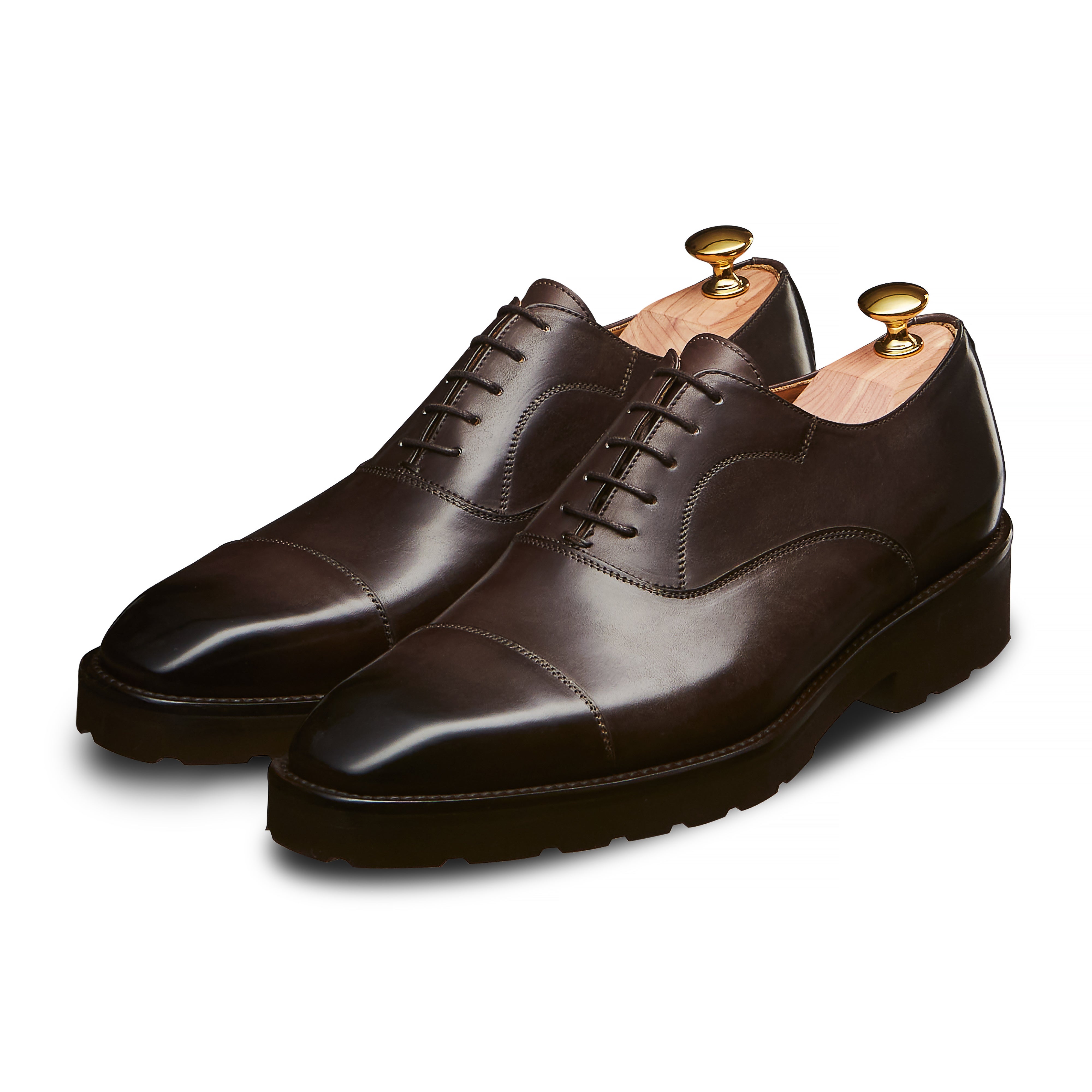 Chaussures Delaware Richelieu LOUIS VUITTON T44 cuir marron