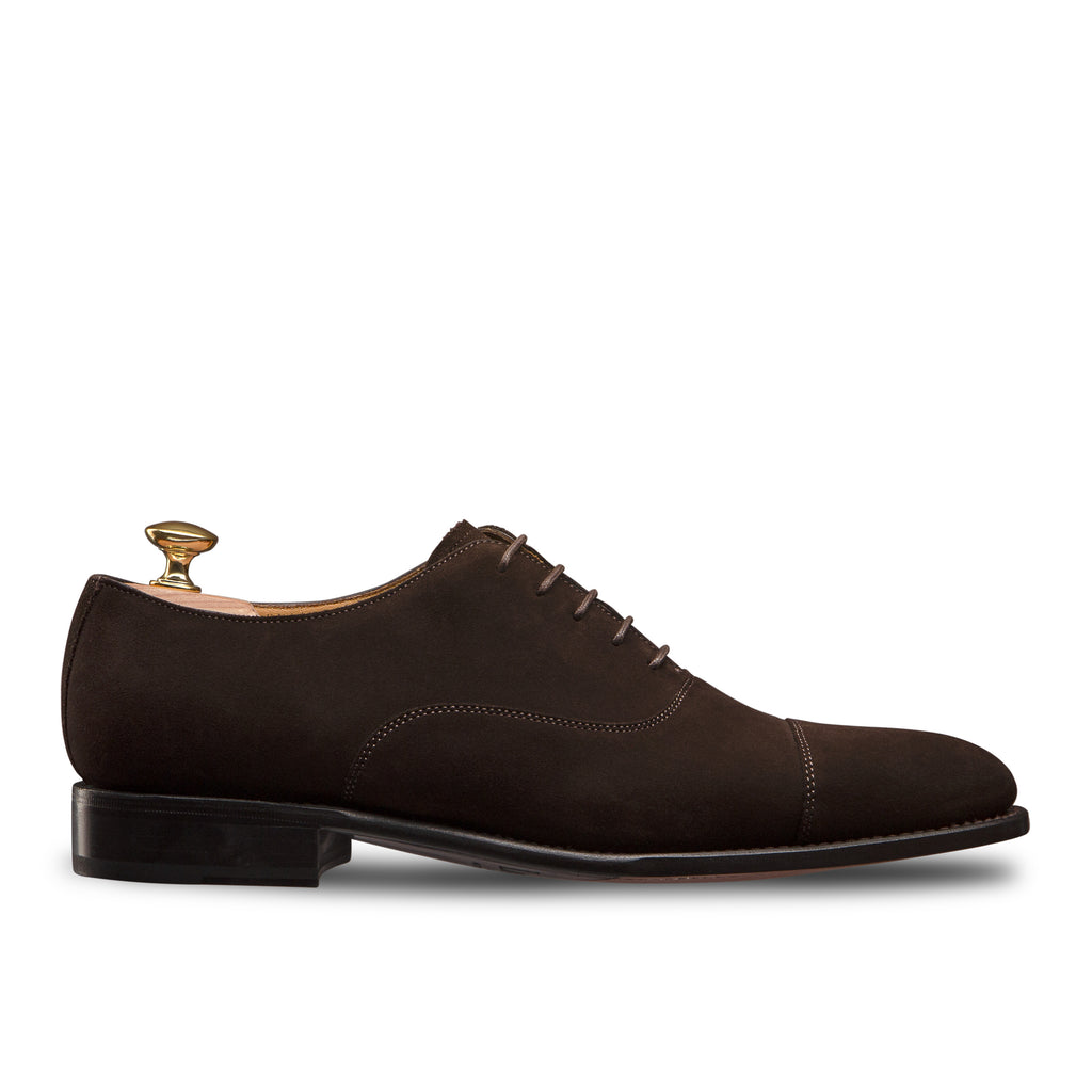 Chaussure de ville en veau de velours pour homme couleur marron Loding 