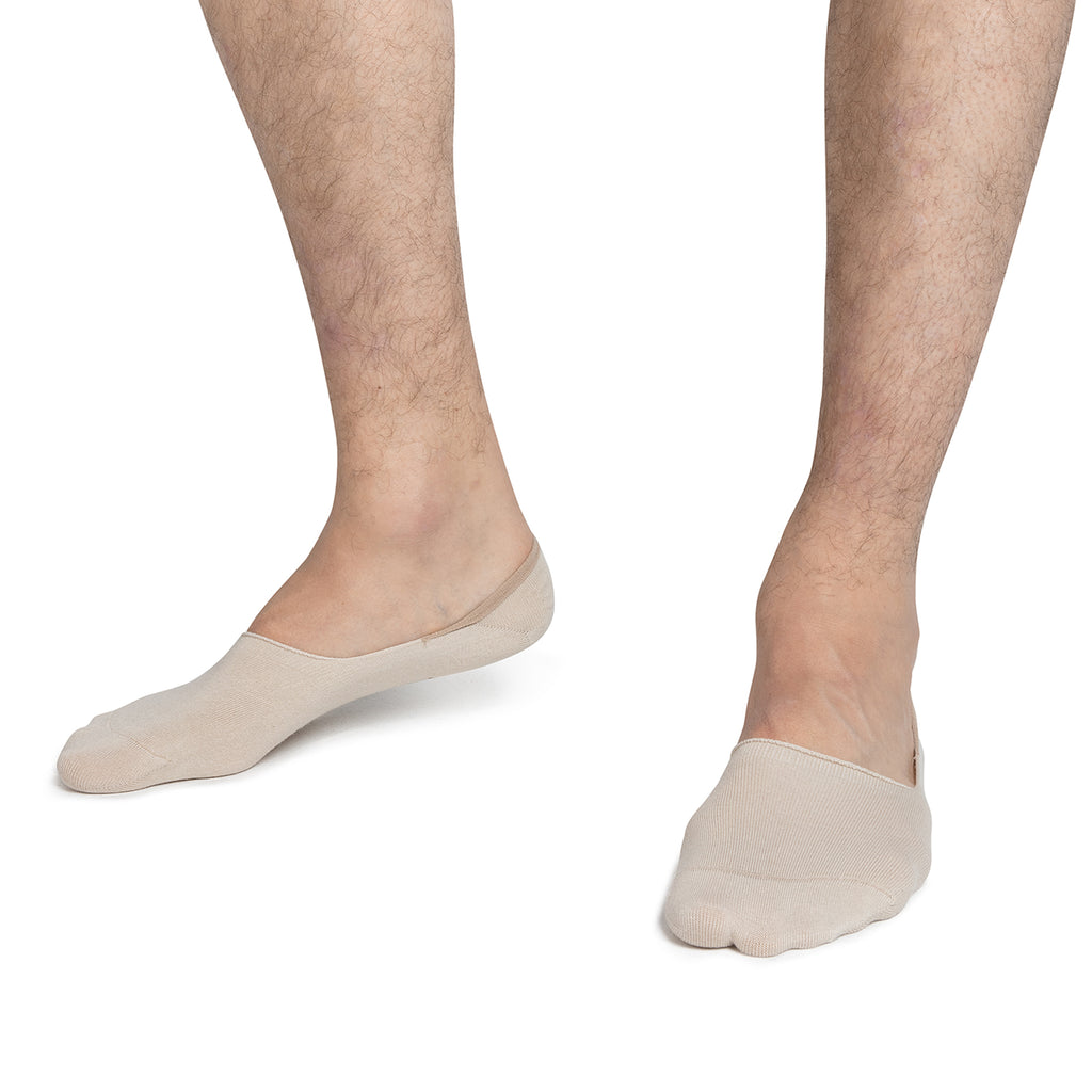 swatche, Socquettes, chaussettes invisibles beige pour hommes de la marque Loding 