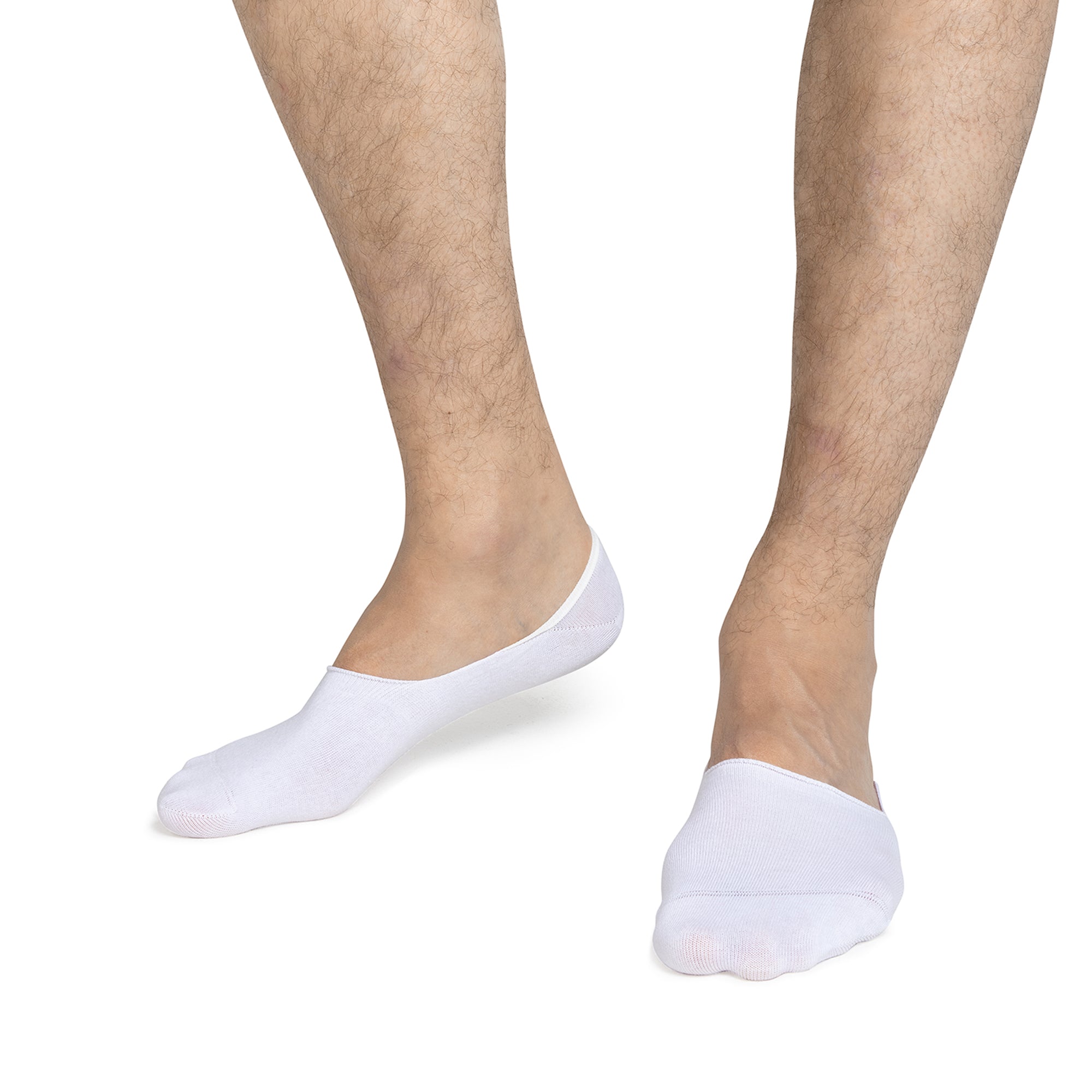 Chaussettes blanches invisibles homme LodinG - Main Image