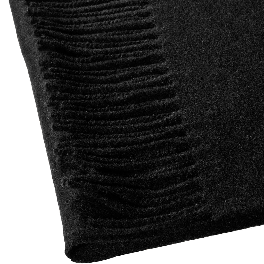 Echarpe noire en feutre laine Loding pour hommes